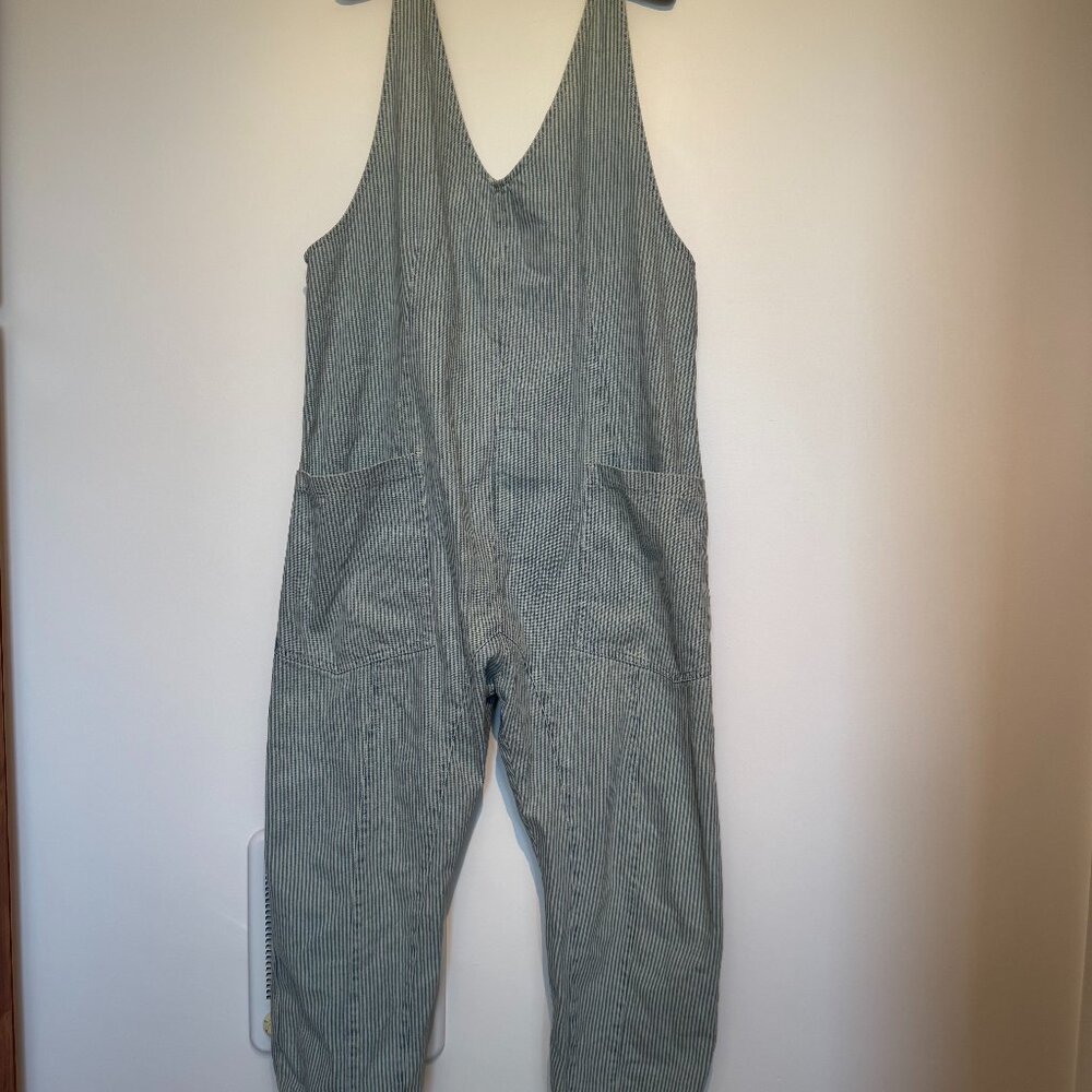 Free People High Roller Stripe Jumpsuit